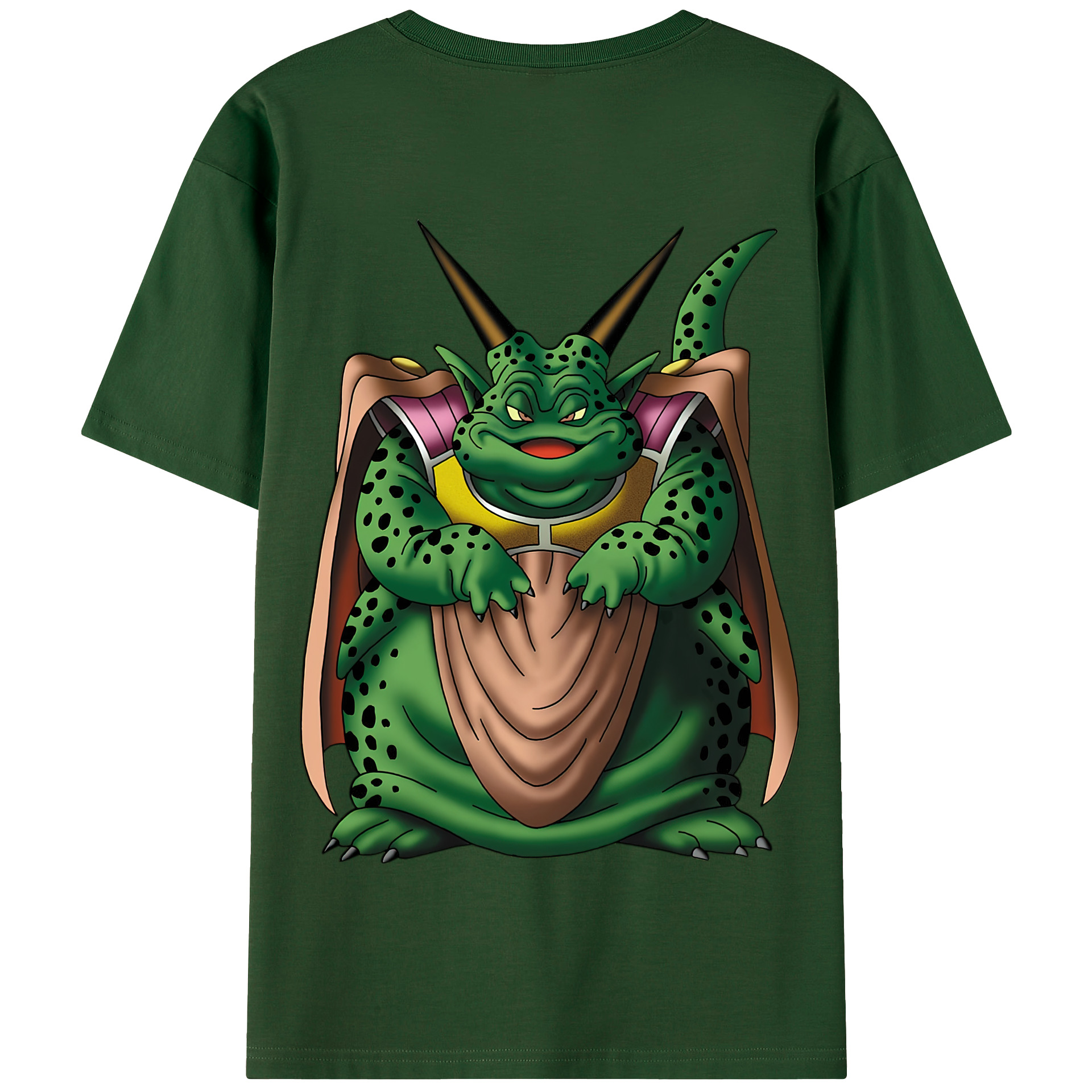 （画像用） ドラゴンクエスト Doragon Kuesuto Dragon Quest 綿100％半袖Tシャツ（背面プリント）